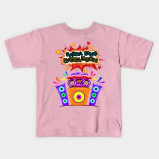 Boombox and Speakers Music Love Kids T-Shirt